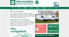 Desktop Screenshot of pipecleaning.nl